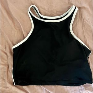 Fabletics black sport bra size S